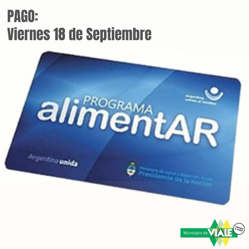 TARJETA ALIMENTAR